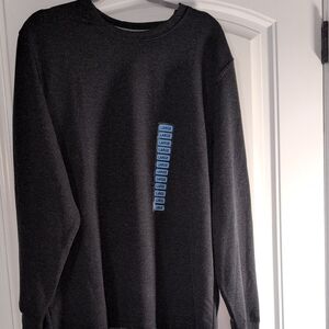 Classic Charcoal Crewneck Sweater